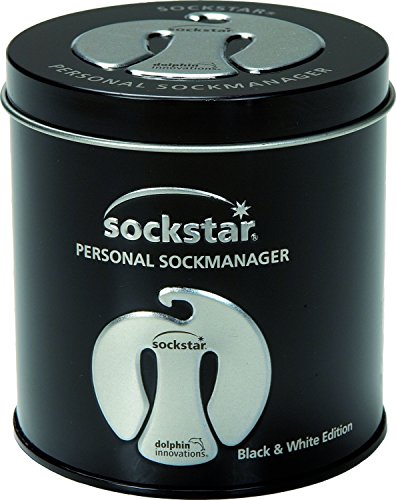 sockstarÃ'Â® - The Original Sock Clip washable Black & White Premium Gift Box by SOCKSTAR