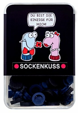 Sockenkuss schwarzblau - Nie mehr Socken sortieren (INKL. MONTAGEHILFE) *NEU - 1